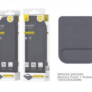 ONE+ ALFOMBRILLA REPOSAMUÑECAS ESPUMA NR9256 GRIS