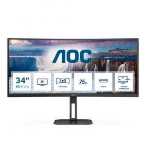 AOC V5 CU34V5C/BK LED DISPLAY 86,4 CM (34") 3440 X