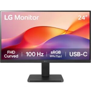 LG MONITOR CURVO 24U421A-B 23.8''/ FULL HD/ NEGRO