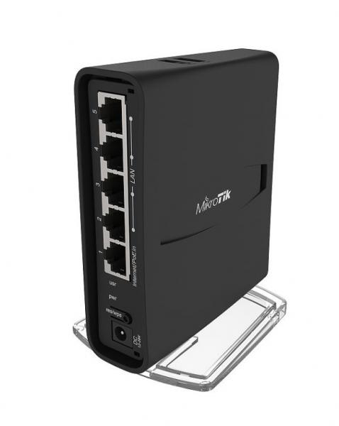 MIKROTIK HAP AC² NEGRO ENERGÍA SOBRE ETHERNET (POE