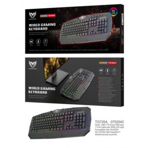MTK TECLADO GAMING CON CABLE MULTIFUNCION TG7204