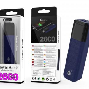 ONE+ POWERBANK D6210 SORLAX AZUL 2600 MAH