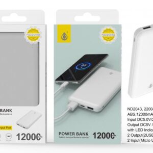 ONE+ POWERBANK ND2043 AXEL BLANCO 1200mAh