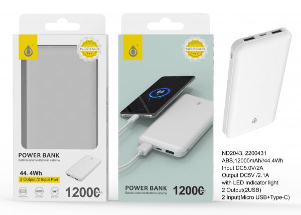 ONE+ POWERBANK ND2043 AXEL BLANCO 1200mAh
