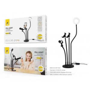 ONE+ ANILLO LUZ SOPORTE DE MESA 4 EN 1 NR9104
