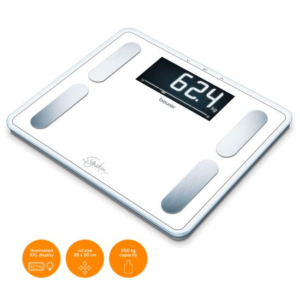 BEURER BASCULA BAÃ‘O BF410 BLANCA DIAGNOSTICA CON