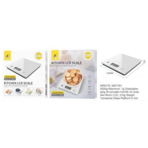 ONE+ BASCULA COCINA NR9178 BLANCO