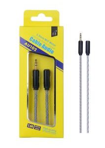 ONE+ CABLE AUDIO AU102 JACK RALLONGE M/F 1M NEGRO