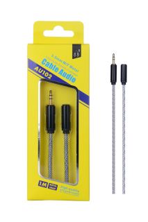 ONE+ CABLE AUDIO AU102 JACK RALLONGE M/F 1M NEGRO