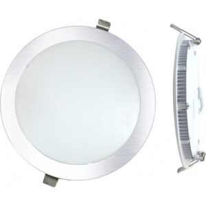 SILVER ELECTRONIC DOWNLIGHT LED PLANO 12W 3000K PL