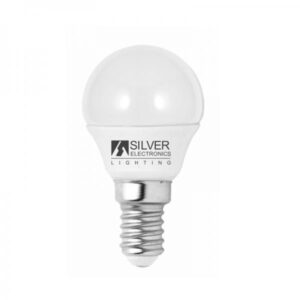 SILVER ELECTRONIC BOMBILLA LED ESFERICA 4W 3000K E