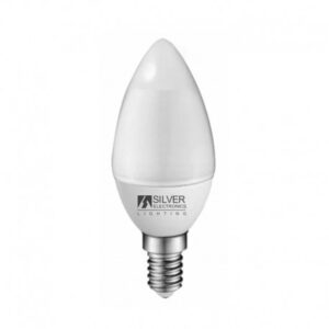 SILVER ELECTRONIC BOMBILLA LED VELA 4W 6500K E14 3