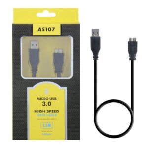ONE+ CABLE USB 3.0 AM A MICRO USB AS107 1.5M