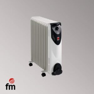 FM CALEFACCIÓN RW-25 CALEFACTOR ELÉCTRICO NEGRO, G